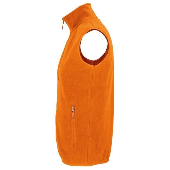 SOLS Unisex Adult Factor Microfleece Recycled Body Warmer / Orange - Picture 3 of 4